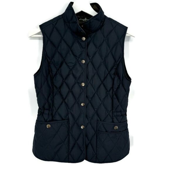 Eddie Bauer 550 Fill Power Goose Down Quilted Vest Sz  XS‎ - Picture 1 of 10